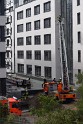 Fassadenfeuer Baustelle Koeln Kalk Dillenburgerstr P31